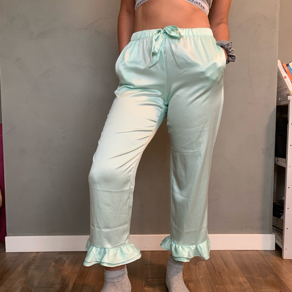 Vintage Victoria Secret Silk Lounge Pajama Pants - Picture 2 of 8